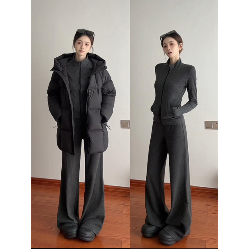 米兰风MDCW秋季运动套装女2025新款巨好看的早秋一整套卫衣老钱风