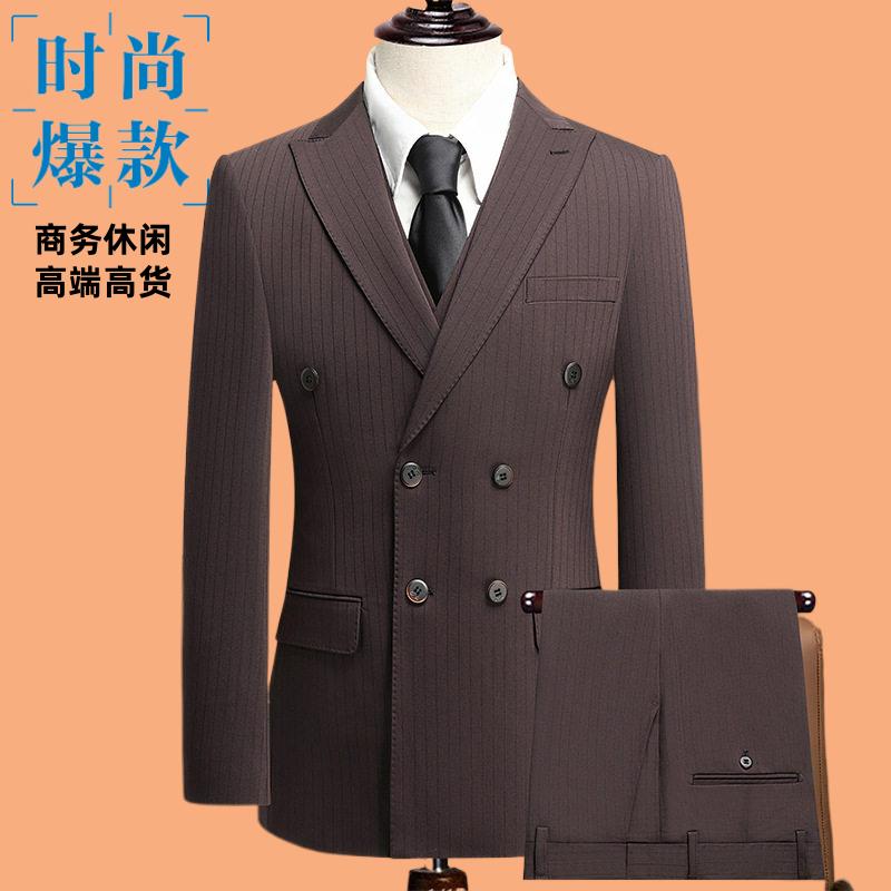 三件套套装西服商务西装戗春秋季