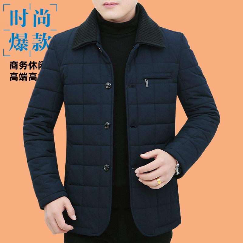 冬季中年男士轻薄棉衣保暖抗常规