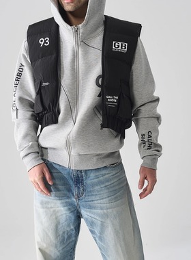 GLACIERBOY 丨“ATHLETES”胶囊系列 90白鸭绒保暖羽绒马甲背心