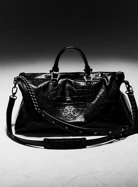 EGLB丨GLACIERBOY 小羊皮&鳄鱼纹牛皮 旅行包