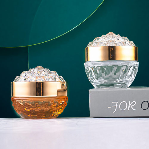 水晶钻分装瓶30g玻璃化妆品膏霜粉底液乳液旅行便携50G瓶大容量瓶