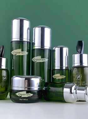 玻璃瓶化妆品套装瓶30g海迷膏霜瓶100ML120ml爽肤水乳液精华 现货