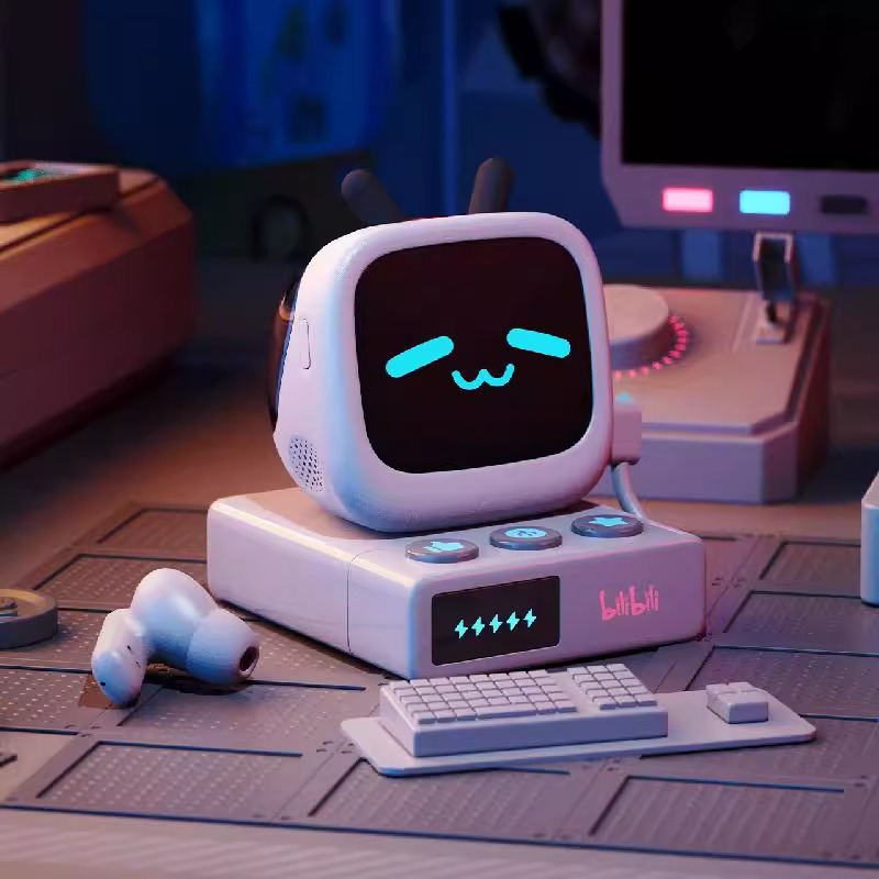 【现货】bilibili哔哩哔哩小电视LCD触屏真无线蓝牙耳机