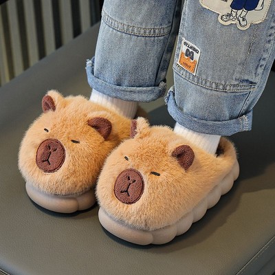 2025新款包根亲子一家三口棉拖鞋