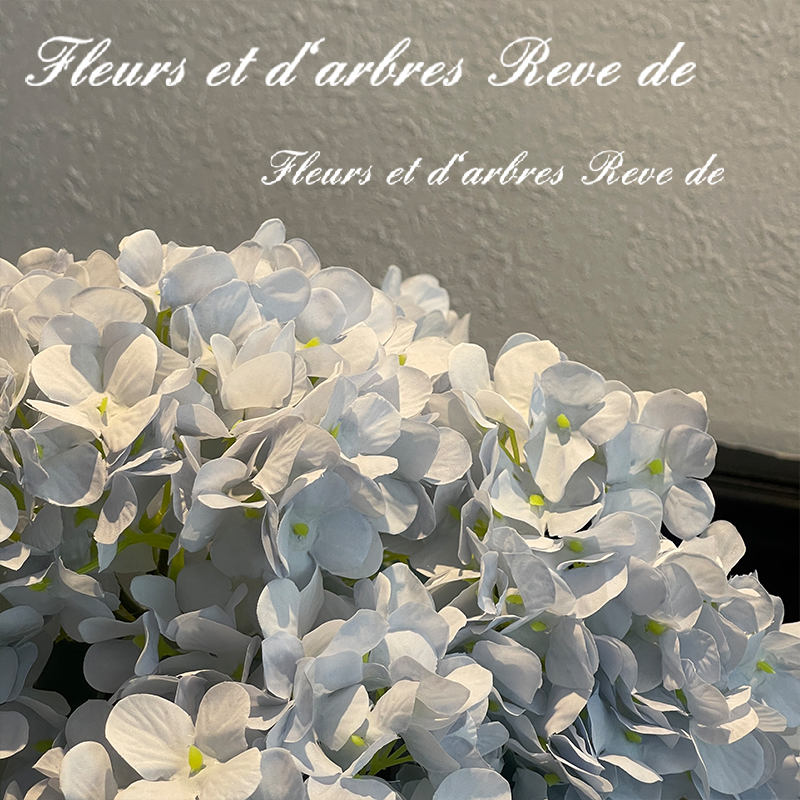 北欧中古风仿真花束绣球绿植