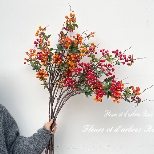 春节年宵花冬青发财果单枝