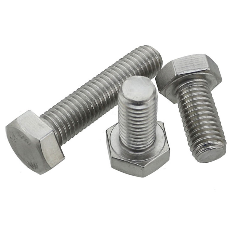 304不锈钢外六角螺丝m6m8-m12左旋反牙螺栓左牙反扣加长全牙螺钉
