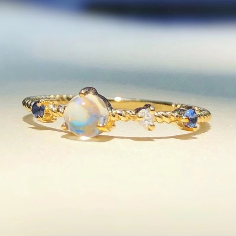 Fairy仙女月光石拉蓝宝石钻石项链手链耳线戒指18K金镶嵌珠宝宝石,珠宝/钻石/翡翠,手饰,淘宝优惠券,粉丝福利购,淘宝优惠卷