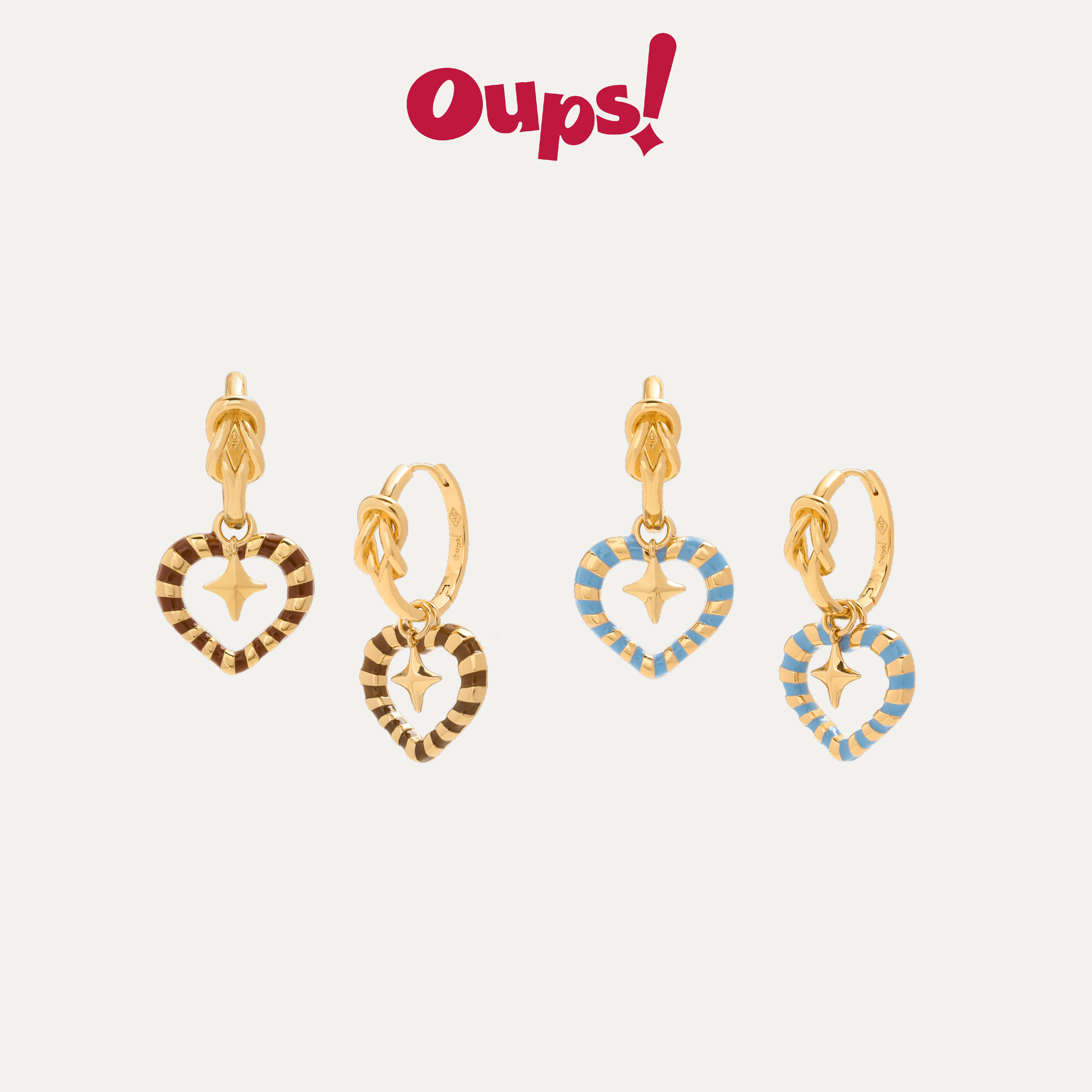 【新年礼物】oups张艺凡同款赫克拉斯心锚耳环爱心多戴耳饰女原创,饰品/流行首饰/时尚饰品新,耳环,淘宝优惠券,粉丝福利购,淘宝优惠卷