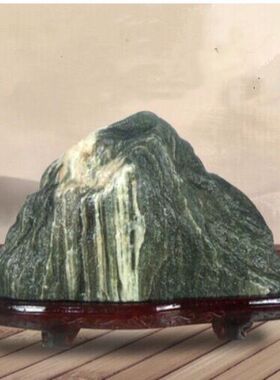 摆件客厅泰山原石石头