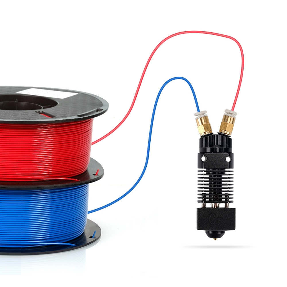 3D打印机配件双色挤出头