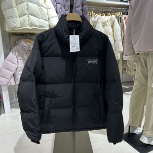 2025年冬季新品男装梭织宽松立领落肩开襟厚羽绒服R254115084以纯