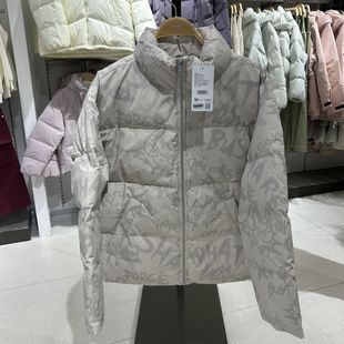 2025年冬季新品男装梭织宽松立领落肩开襟厚羽绒服R154115052以纯