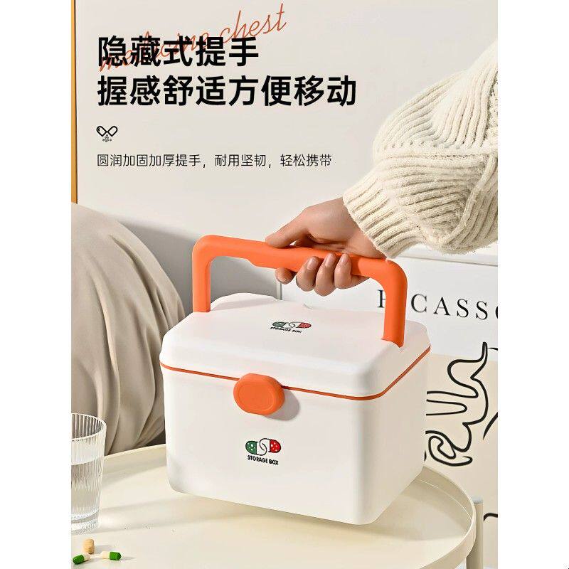 药箱医药箱药物药品收纳盒家庭便携应急医用急救医疗箱收纳小药箱