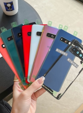 适用于三星S10E 5G原装拆机Note10十玻璃S22 note9后背S8壳屏note20 电池S20+plus透明s21ultra碳钎维后盖