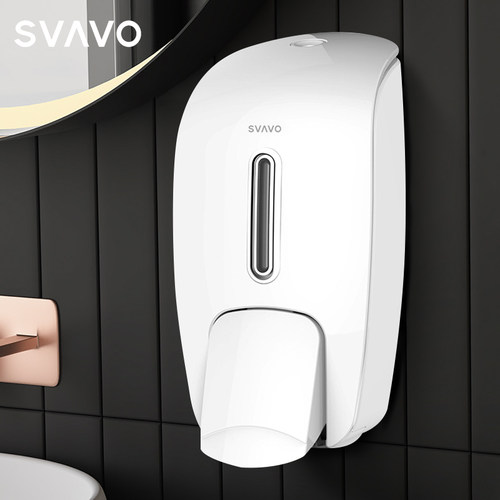 瑞沃大容量壁挂式免打孔皂液器盒