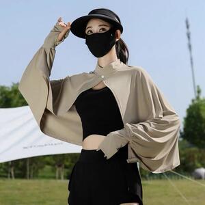 冰丝防晒衣女夏季新款防紫外线爆款骑行超仙百搭披肩开车遮阳外穿