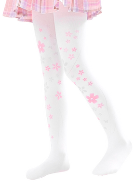 智友伴儿童连裤袜女童舞蹈袜春秋白色丝袜女孩打底裤袜跳舞打底袜