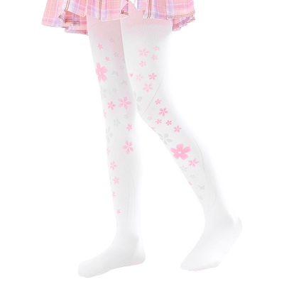 智友伴儿童连裤袜女童舞蹈袜春秋白色丝袜女孩秋冬加绒跳舞打底袜