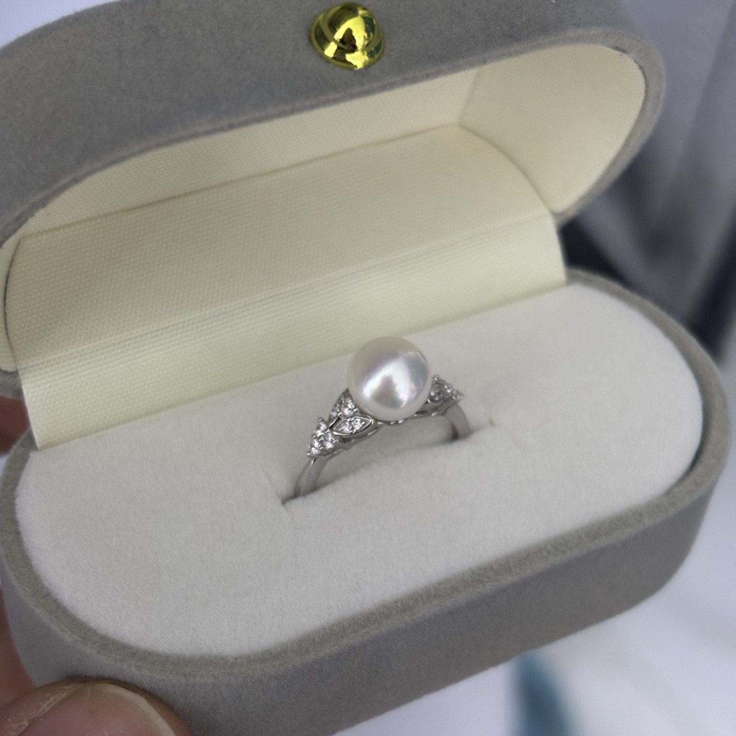 S925纯银淡水珍珠戒指女时尚简约法式高档奢华气质指环,珠宝/钻石/翡翠,手饰,淘宝优惠券,粉丝福利购,淘宝优惠卷