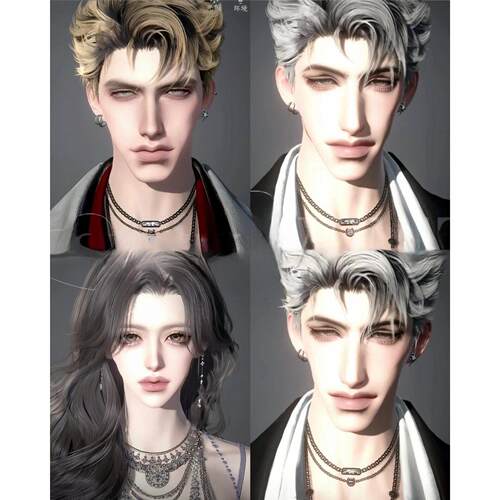 发3 无痕 言 Soulmate.兔 逆水寒手游新世界捏脸男女通用