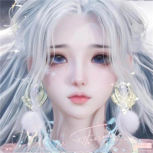 焚香灵汐成女【玉兔】诛仙世界捏脸数据端游 清冷甜御神仙姐姐