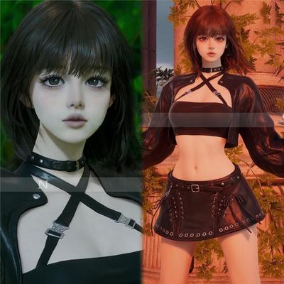 眼鼻嘴 V酱 VINMKIN AION2永恒之塔2台服韩服魔族天族捏脸女