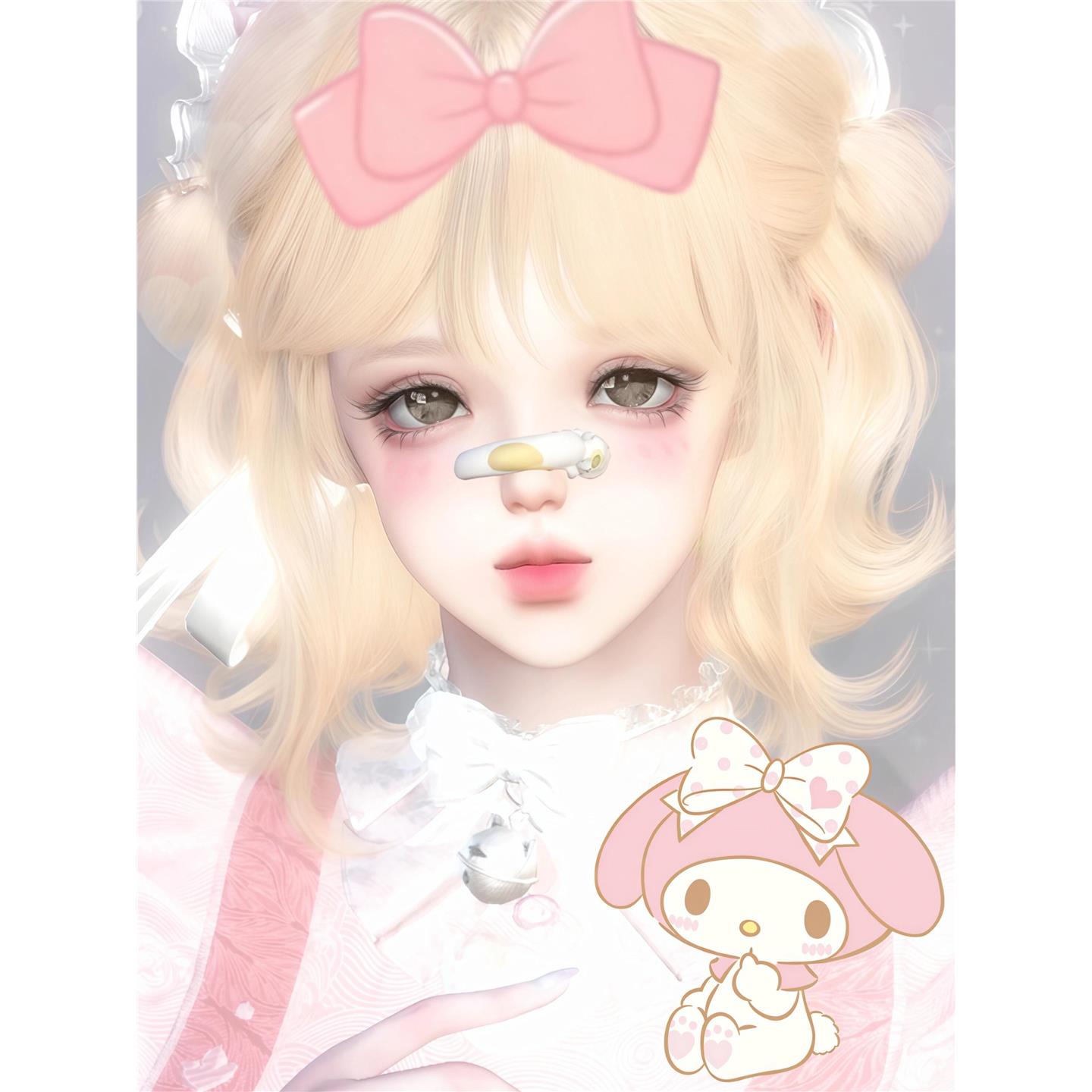 美乐蒂 未生讲卫生 逆水寒手游捏脸女通用