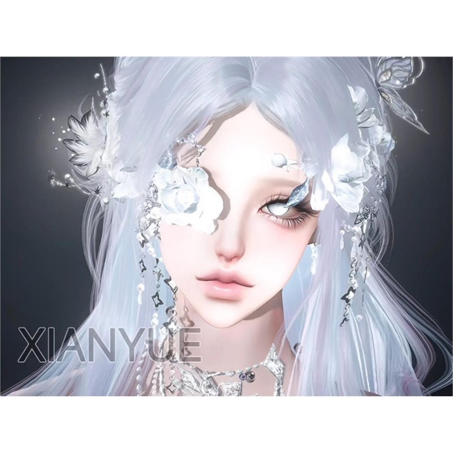 月烬 砚月 逆水寒手游捏脸女通用