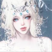 小咩ovo 水水 逆水寒手游捏脸女通用 恶魔甜心 发2