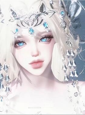 发2 恶魔甜心 水水 小咩ovo 逆水寒手游捏脸女通用