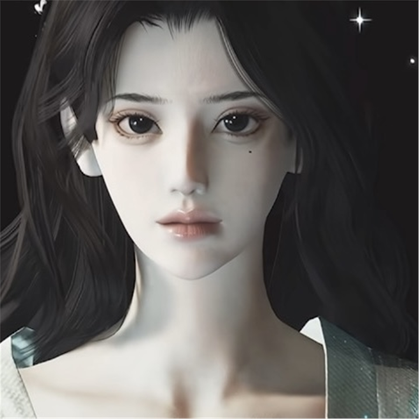 月瑶 微双丹凤眼立体唇形 燕云十六声捏脸女 端游手游通用