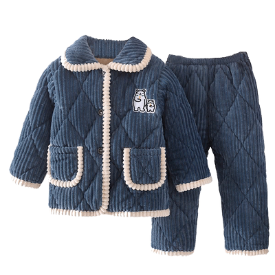 儿童珊瑚绒加厚款冬季家居服