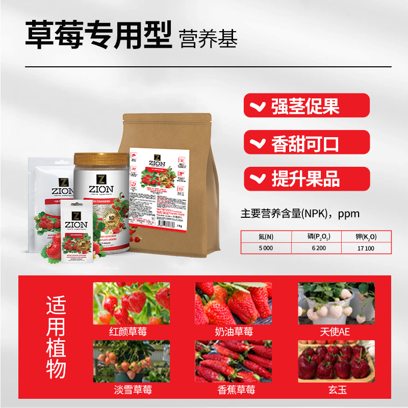 花木盛植物营养基草莓专用型