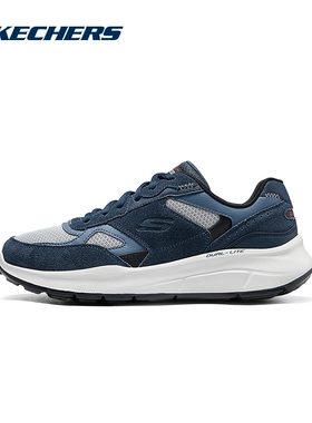 skechers斯凯奇运动鞋男鞋春季鞋子官方正品网面跑步鞋男款休闲鞋