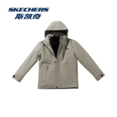冬季 skechers斯凯奇外套男款 可拆卸防风保暖冲锋衣2026新款 夹克男