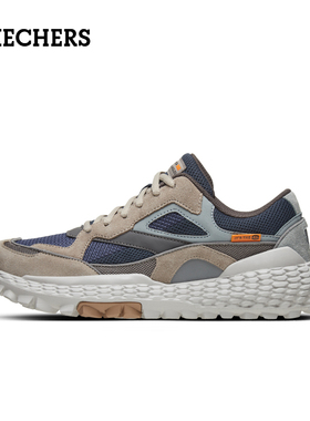 skechers斯凯奇男鞋运动鞋厚底轮胎鞋春季新款休闲鞋子男款跑步鞋