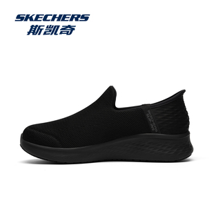 子女中老年健步鞋 skechers斯凯奇一脚蹬女士闪穿鞋 鞋 秋季 2025新款
