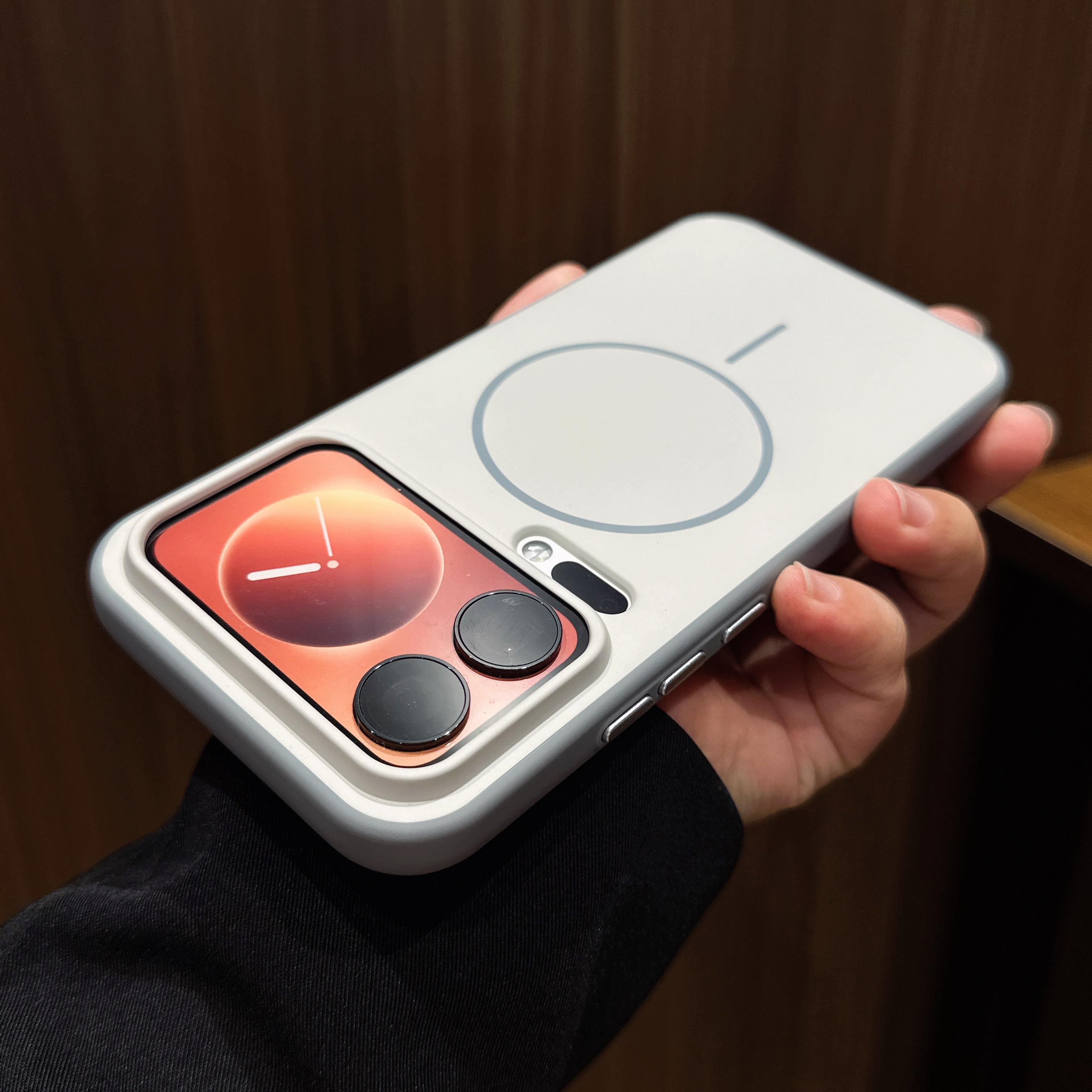 适用小米17promax手机壳磁吸肤感