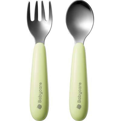 自主进食儿童勺子babycare不锈钢