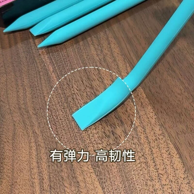 双头一体硅胶笔美甲钢板转印章硅胶印花卉蝴蝶法式工具美甲硅胶笔