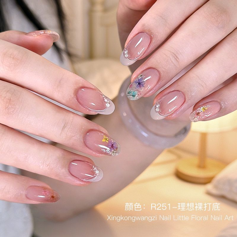 美甲干花素材混装莫奈花园精美五瓣花材料花朵装饰小碎花指甲饰品