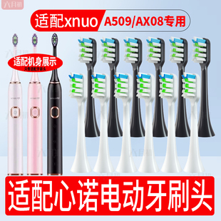 适配美国心诺xnuo电动牙刷头A509 AX08通用替换牙刷头YS01软毛
