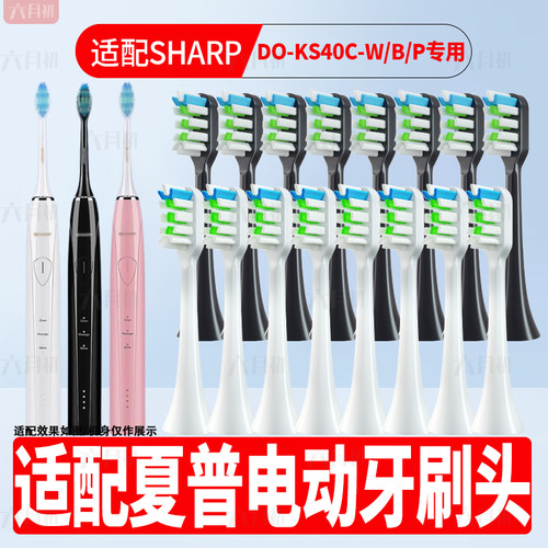 适配夏普DO-KS40C-W/B/P牙刷头
