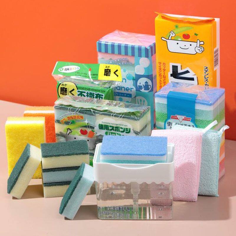 厨房去污纳米海绵魔力擦百洁棉洗碗海绵抹布卫浴清洁用具多款 - 非特一厂出品