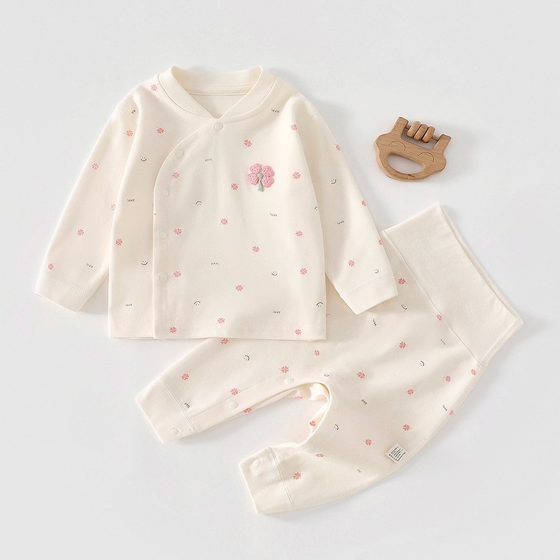 意大利风TTIT婴儿衣服春秋分体套装纯棉女宝宝秋衣秋裤贴身内衣