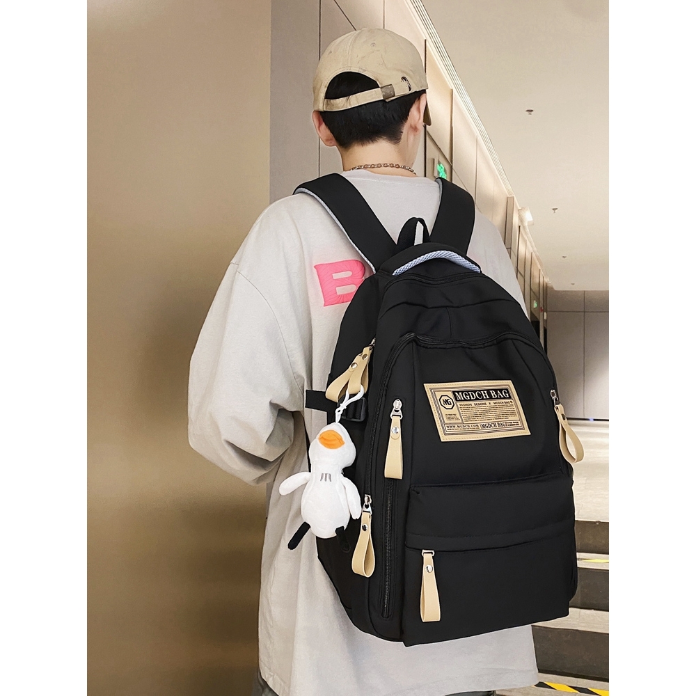 书包男初中生高中大容量小学生中学生电脑男生背包女生男士双肩包