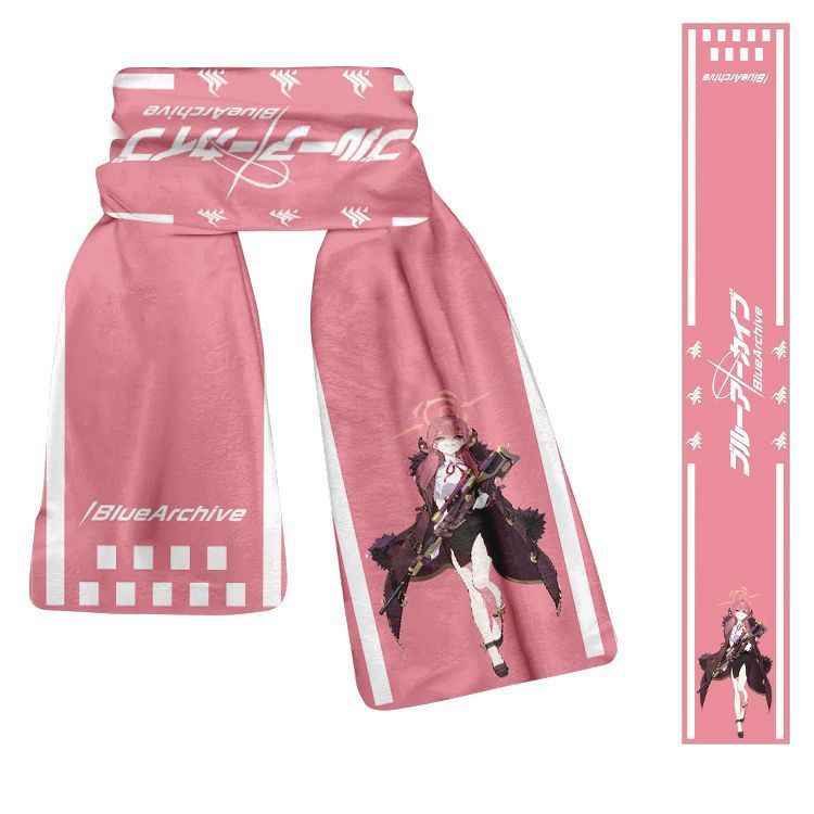 蔚蓝档案碧蓝动漫周边新款百搭围脖保暖卡通秋冬砂狼白子围巾