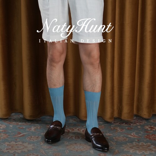 Natyhunt绅士袜中长筒皮鞋专用袜